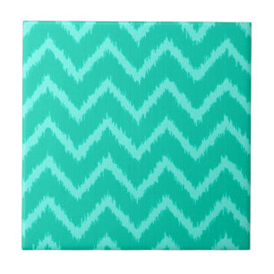 Vigas de Ikat - turquesa e aqua