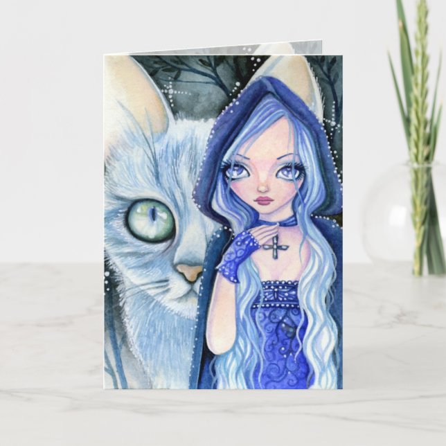 Vigia de inverno - Cartão de vazio (Frente)