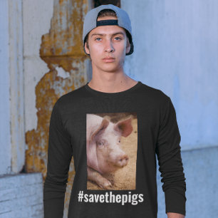 VIGILAS DE SUÍNOS, VEGAN SALVA AS CAMISETAS DE SUÍ