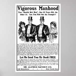 Vigorosa masculinidade - Vintage Impressão