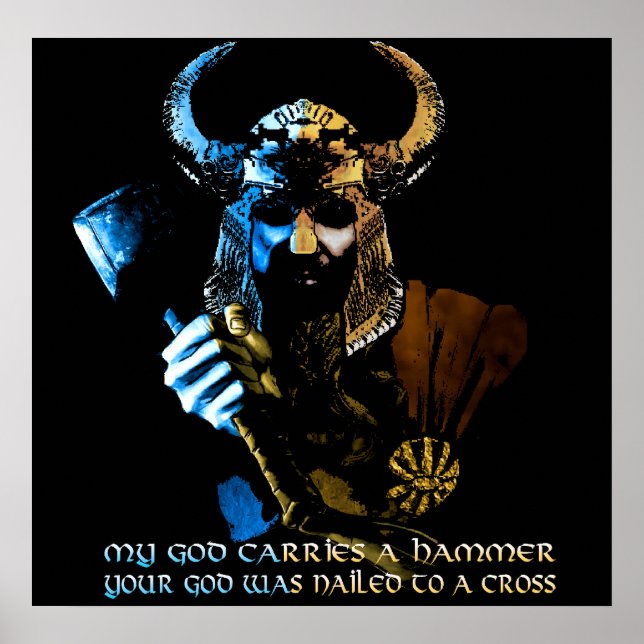 Viking God Poster (Frente)