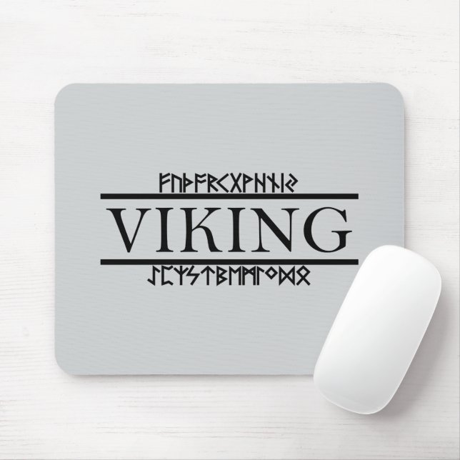 Viking Runes Mouse Pad (Com mouse)