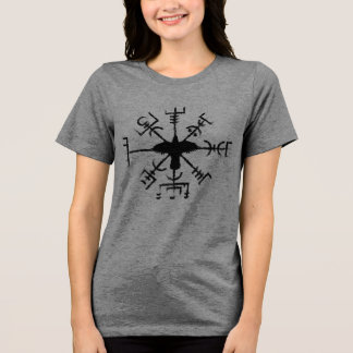 Viking Vegvisir Crow Sigil Black Raven Rune