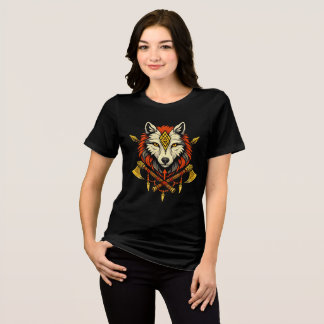 Viking Wolf Norse Mythology Nordic Warrior Womens 