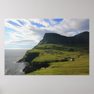 Vila Faroese de Gásadalur: Poster
