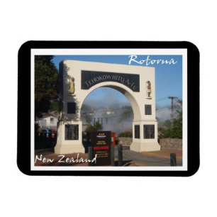Vila viva maori ímã de Rotorua, Nova Zelândia