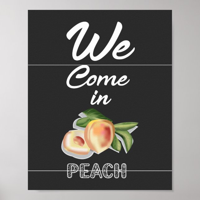 Vimos em Peach Poster (Frente)