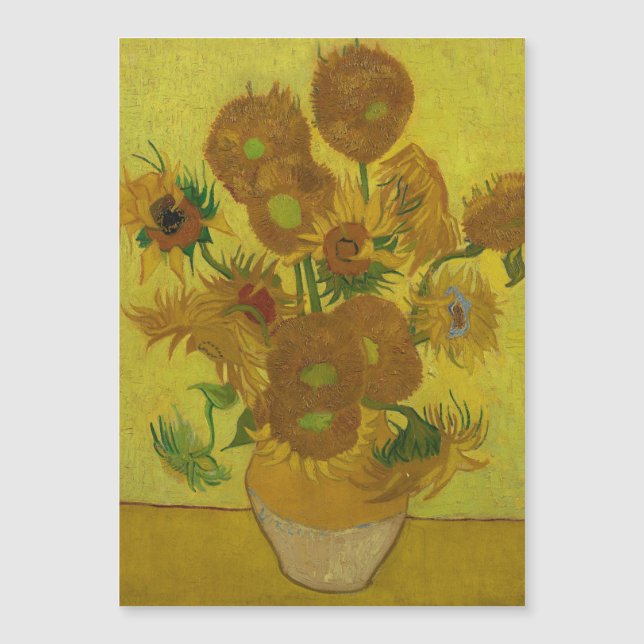 Vincent Van Gogh 15 Sunflower Painting (Frente)