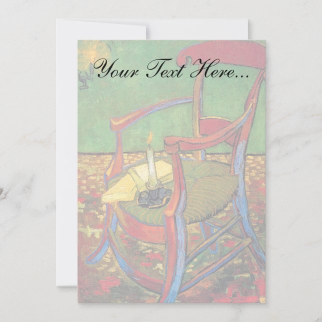 Vincent Van Gogh - A Cadeira Armada de Paul Gaugui (Frente)