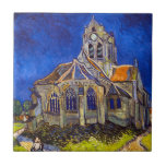 Vincent van Gogh - A Igreja em Auvers<br><div class="desc">Igreja de Auvers / l'Eglise à Auvers-sur-oise de Vincent Van Gogh em 1890</div>