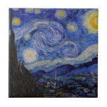 Vincent Van Gogh - A noite de Starry<br><div class="desc">A Noite Estrelada / La nuit etoilee - Vincent Van Gogh em 1889</div>