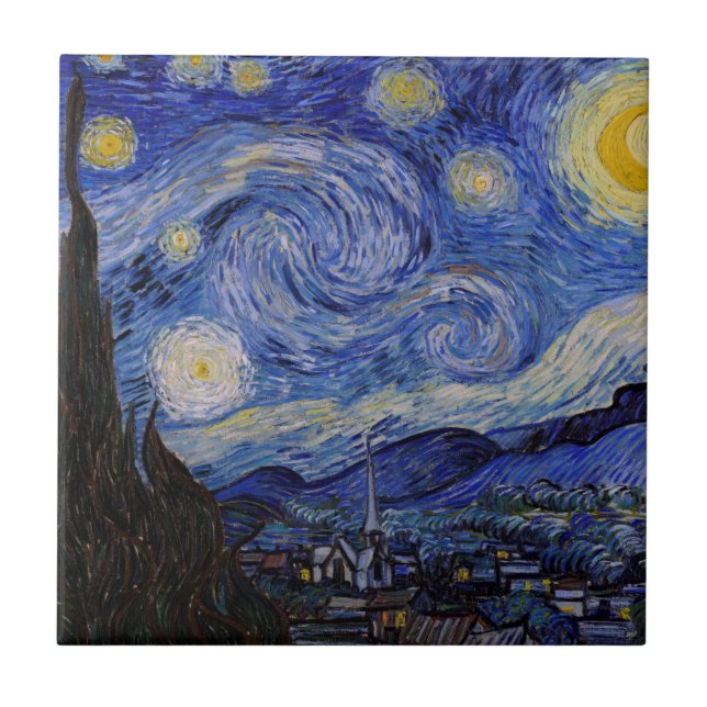 Vincent Van Gogh - A noite de Starry (Frente)