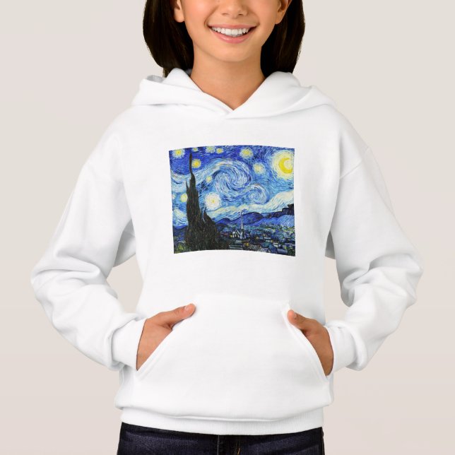 Vincent Van Gogh, A Noite Estrelada pintura (Frente)