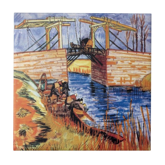 Vincent Van Gogh - A Ponte de Langlois em Arles (Frente)