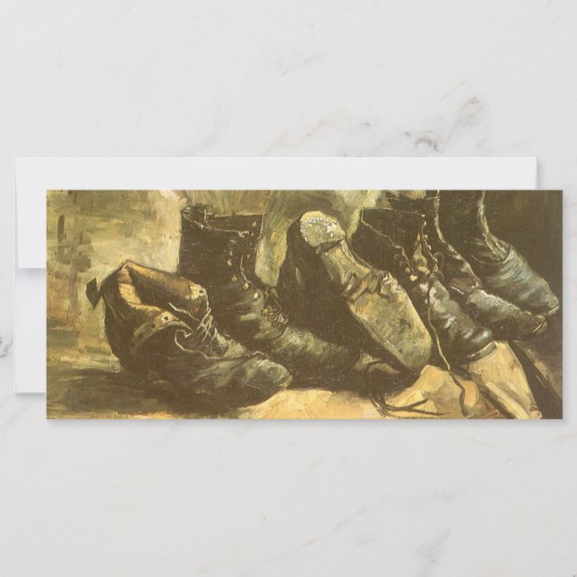 Vincent van Gogh - Ainda vive três pares de Calçad (Frente)