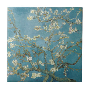Vincent van Gogh Almond floresce Azulejo cerâmico