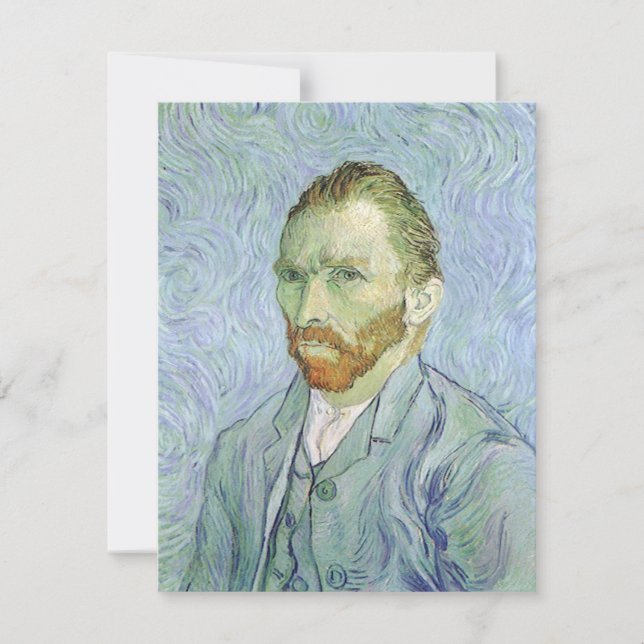 Vincent van Gogh - autorretrato de Van Gogh em azu (Frente)