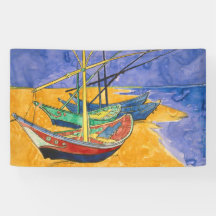 Vincent van Gogh - Barcos de Pesca na Praia