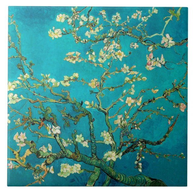 Vincent Van Gogh Blossoming Almond Tree Arte Flora (Frente)