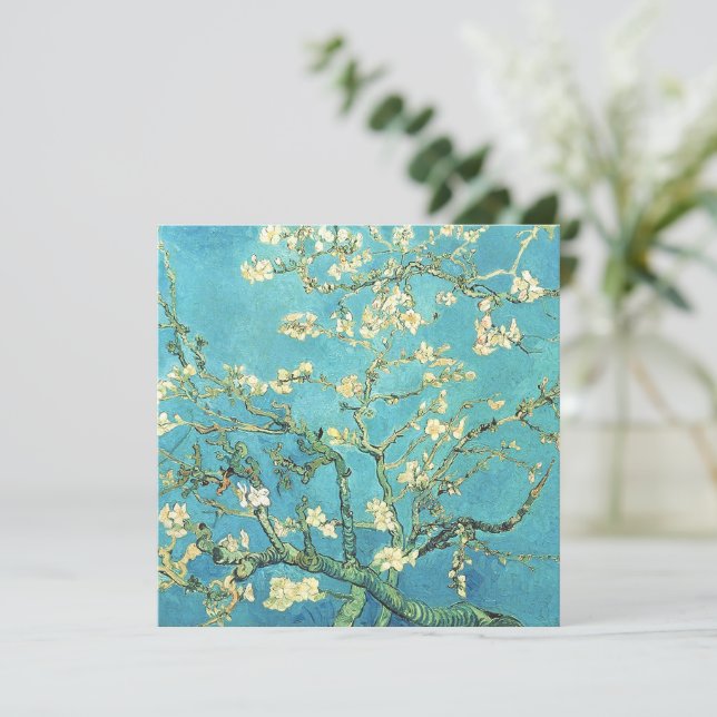 Vincent van Gogh Blossomong Almond Tree (Em pé/Frente)