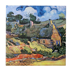 Vincent Van Gogh - Cabanas de Colmo em Cordeville