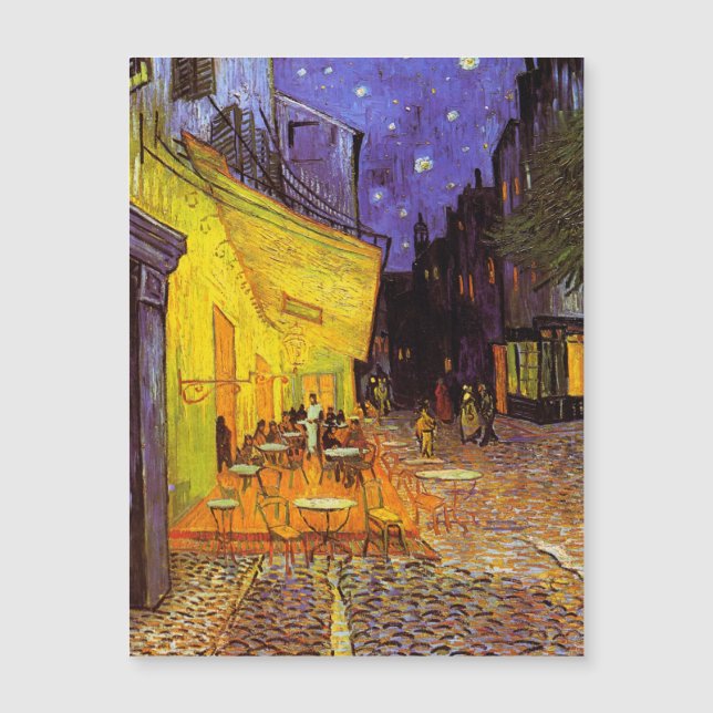 Vincent Van Gogh Cafe Terrace À Noite Em Belas Art (Frente)