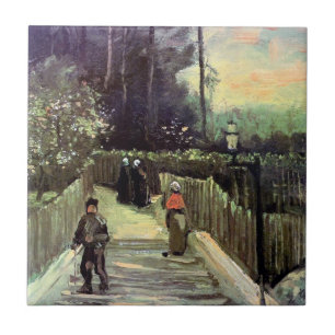 Vincent Van Gogh - Caminho Íngreme em Montmartre