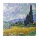 Vincent Van Gogh - Campo de Trigo com Cipras<br><div class="desc">Campo de trigo com ciprestes/Champ de ble avec cypres - Vincent Van Gogh,  setembro de 1889</div>