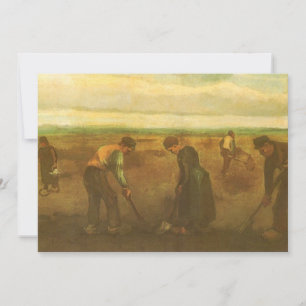 Vincent van Gogh - Camponeses Plantando Batatas