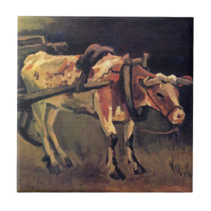 Vincent Van Gogh - Carroça Com Boi Vermelho E Bran