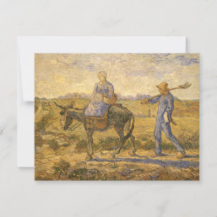Vincent van Gogh - Casal de Camponeses Indo Trabal