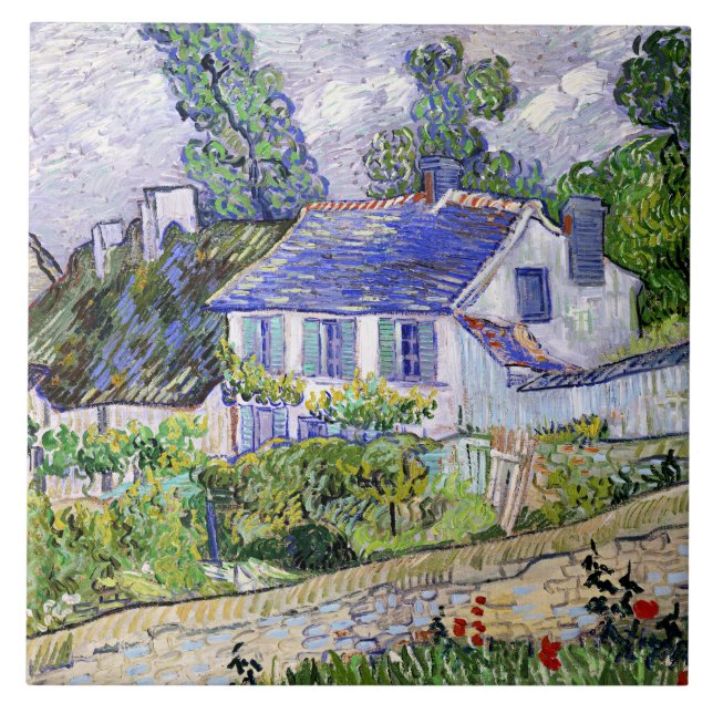 Vincent van Gogh, Casas em Auvers, (Frente)
