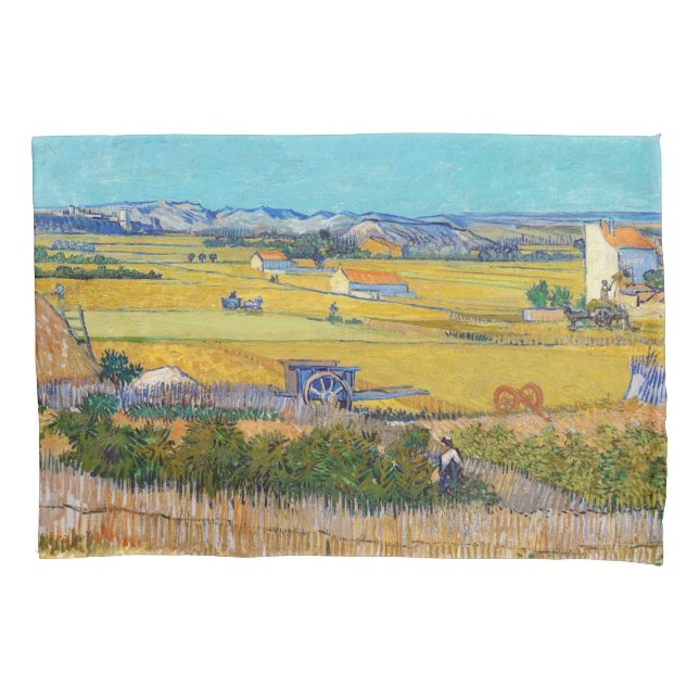 Vincent van Gogh - Colheita em La Crau (Frente)