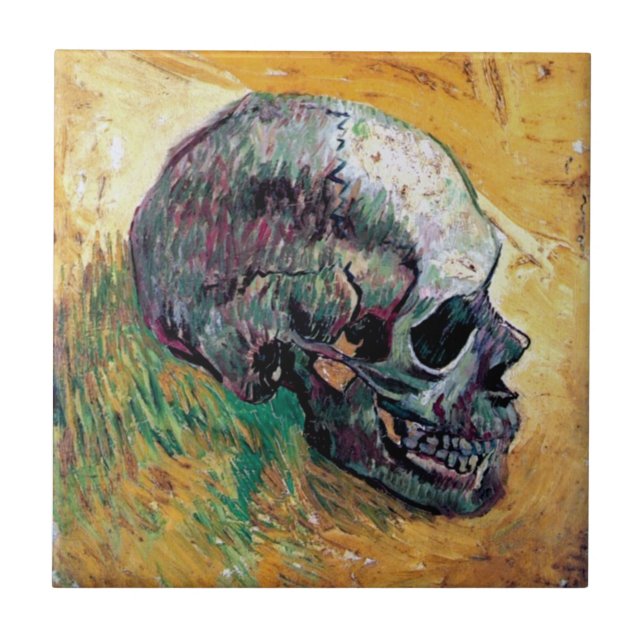 Vincent Van Gogh - Crânio de Perfil - Arte Fina (Frente)