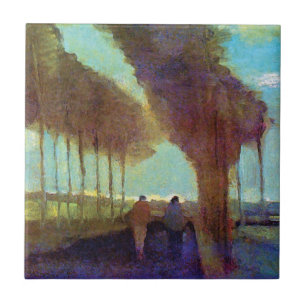 Vincent Van Gogh - Estrada Rural Com Duas Figuras