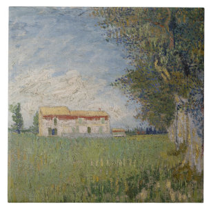 Vincent van Gogh - Farmhouse in a Wheat Field
