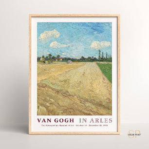 Vincent van Gogh Flautiu Fields Art Impressão Vint