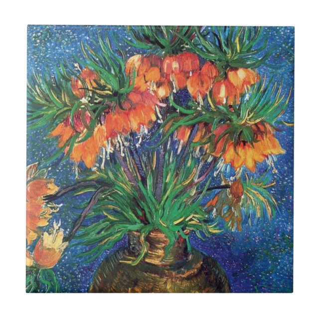 Vincent Van Gogh - Fritilárias num Vaso de Cobre (Frente)