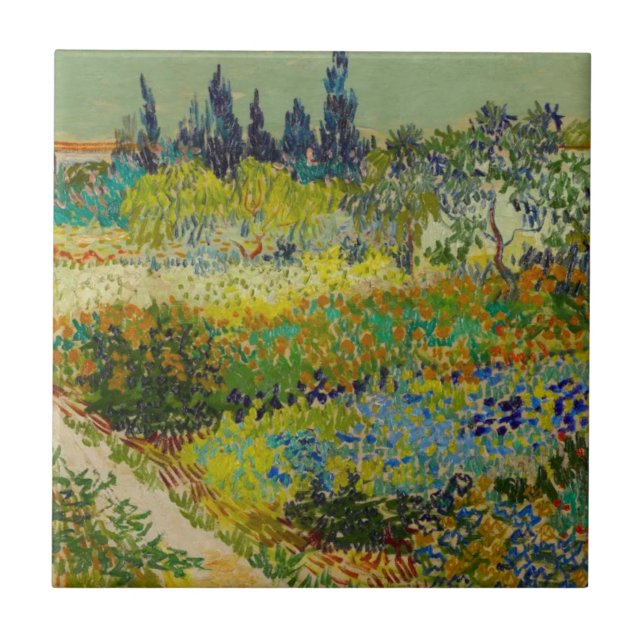 Vincent Van Gogh Garden em Arles (Frente)