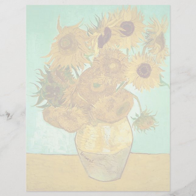 Vincent van Gogh | Girassóis, 1888 (Frente)