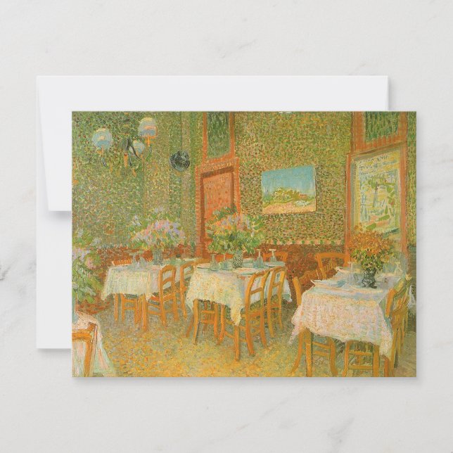 Vincent van Gogh - Interior de um Restaurante (Frente)