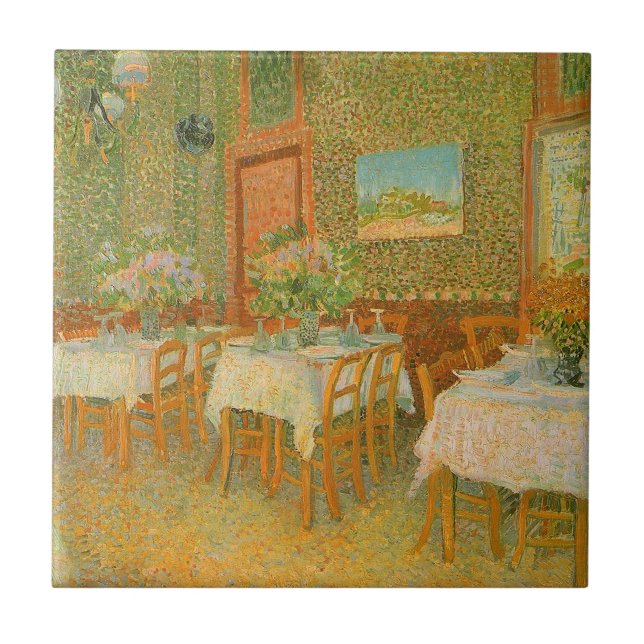 Vincent van Gogh - Interior de um Restaurante (Frente)