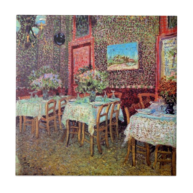 Vincent Van Gogh - Interior De Um Restaurante (Frente)