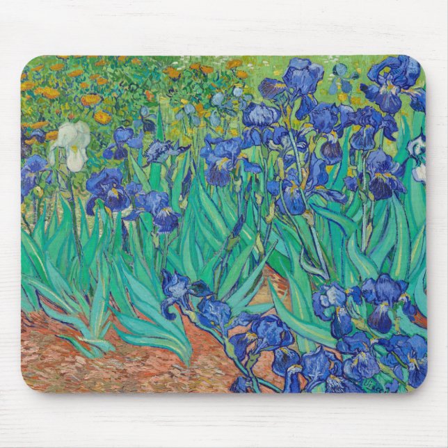 VINCENT VAN GOGH "IRISES" MOUSE PAD (Frente)
