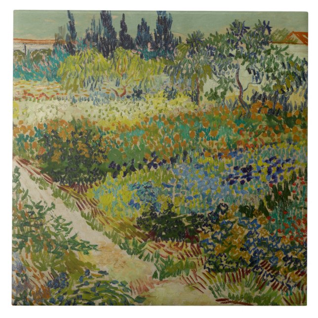 Vincent van Gogh - Jardim de Arles (Frente)