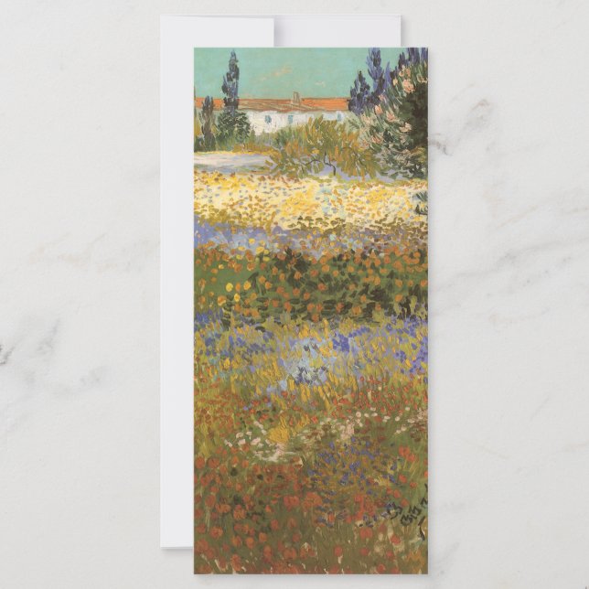 Vincent van Gogh - Jardim de Flores (Frente)