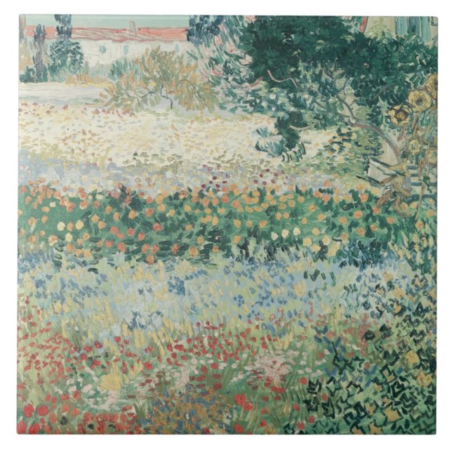 Vincent van Gogh | Jardim em Bloom, Arles, 1888 (Frente)