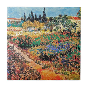 Vincent Van Gogh - Jardim Flor Com Caminho