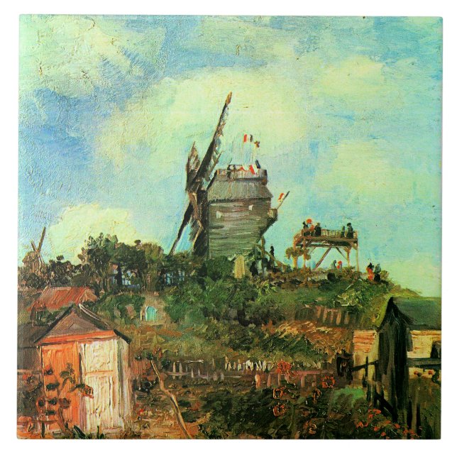 Vincent van Gogh, Le Moulin de la Galette 3, (Frente)