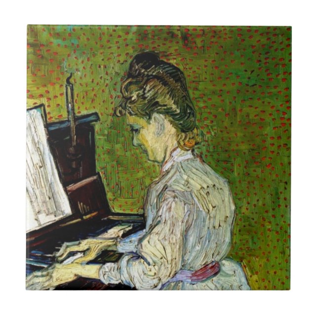 Vincent Van Gogh - Marguerite Gachet ao Piano (Frente)